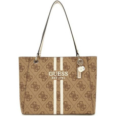 GUESS Sieviešu gaiši brūna pleca soma - Noelle II Tote Latte Logo 309962