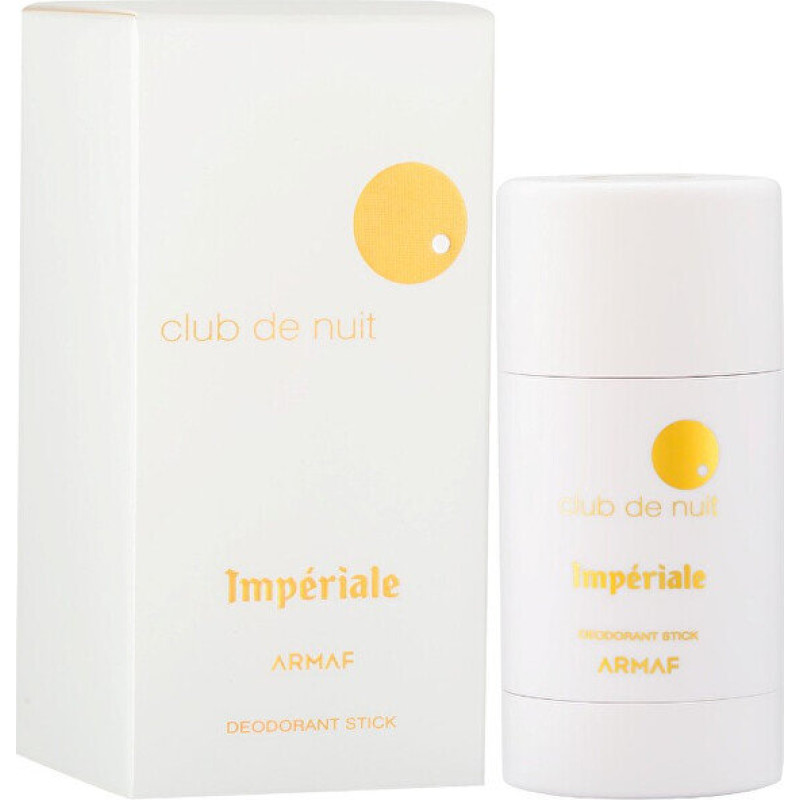Zīmuļa dezodorants Armaf Club De Nuit White Imperiale 75 g Ilgstošs svaigums Elegants aromāts