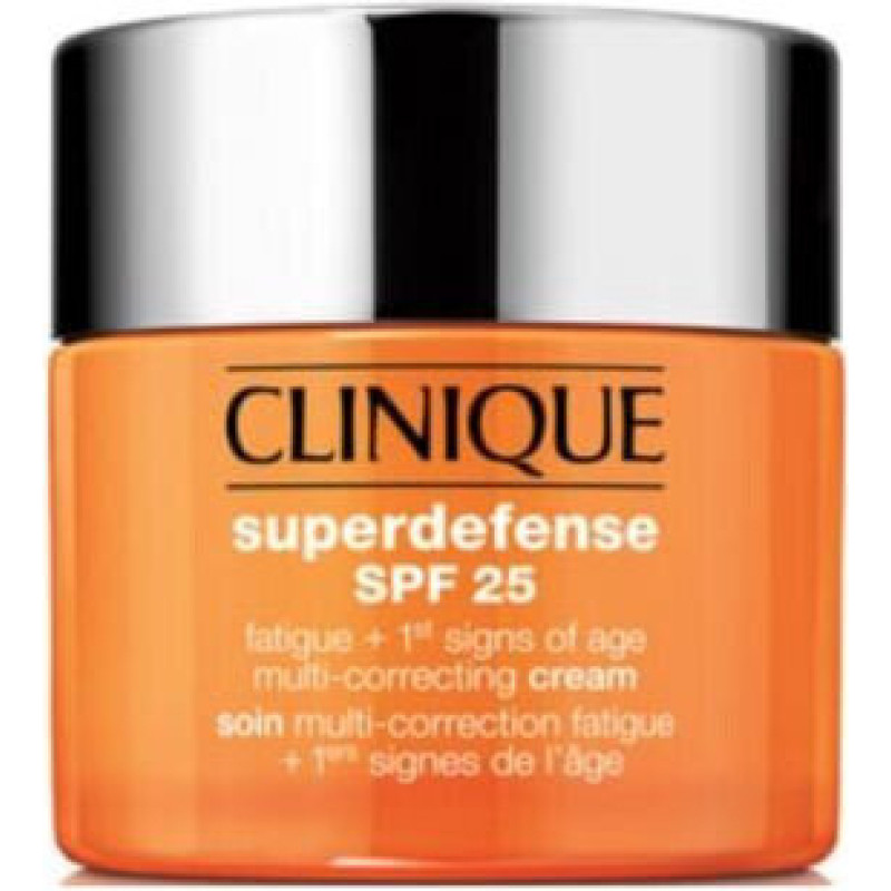 Dienas krēms sausai un normālai ādai Clinique Superdefense SPF 25 (Multi-Correcting Cream)