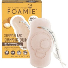 Šampūns sausiem un cirtainiem matiem Foamie Kiss Me Argan Solid Shampoo (Shampoo Bar) 80 g
