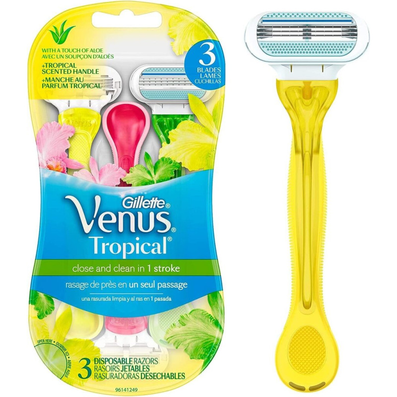 Skuveklis sievietēm Gillette Venus Tropical, 3 gab.