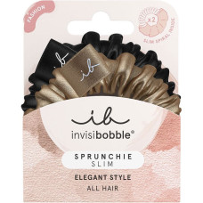 Matu gumijas Invisibobble Sprunchie Slim Elegant Style True Golden, 2 gab.