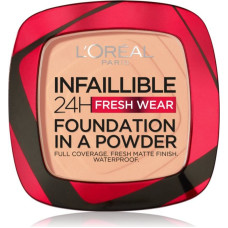 Kompaktpūderis L'Oréal Paris Infaillible 24H Fresh Wear Foundation In A Powder ilgnoturīgs matēts, 9 g