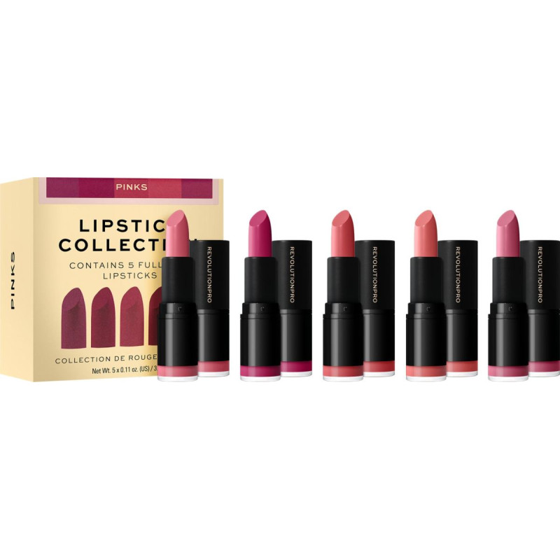 Piecu rozā lūpu krāsu komplekts Pinks Lipstick Collection, 5 x 3,2 g