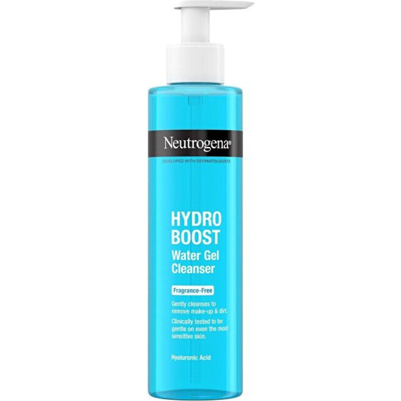Neutrogena tīrīšanas sejas želeja Hydro Boost (ūdens želejas tīrīšanas līdzeklis) 200 ml