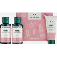 Ādas kopšanas dāvanu komplekts The Body Shop Vitamin E 3 soļu mitrinošs rituāls 140 ml