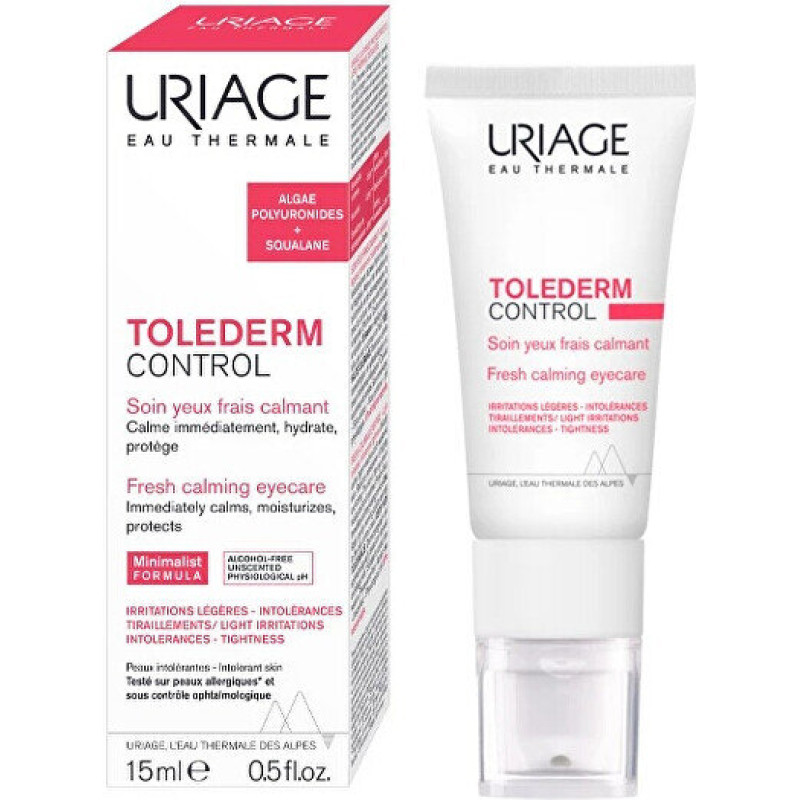 Acu krēms Uriage Toléderm Control nomierinošs svaigs jutīgai ādai 15 ml
