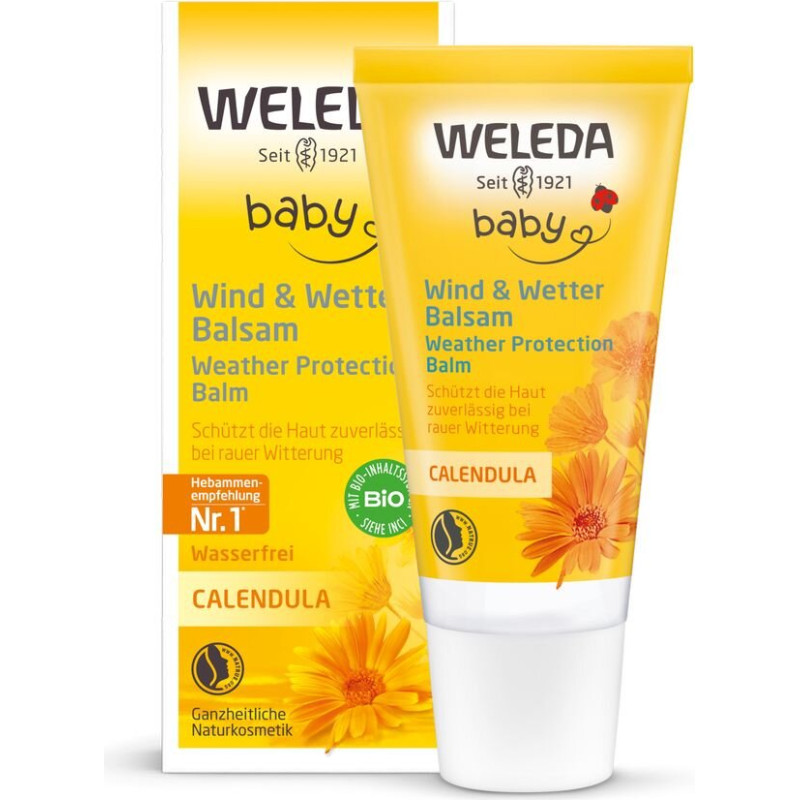 Aizsargkrēms pret aukstumu bērniem ar kliņģerīti Weleda Baby, 30 ml