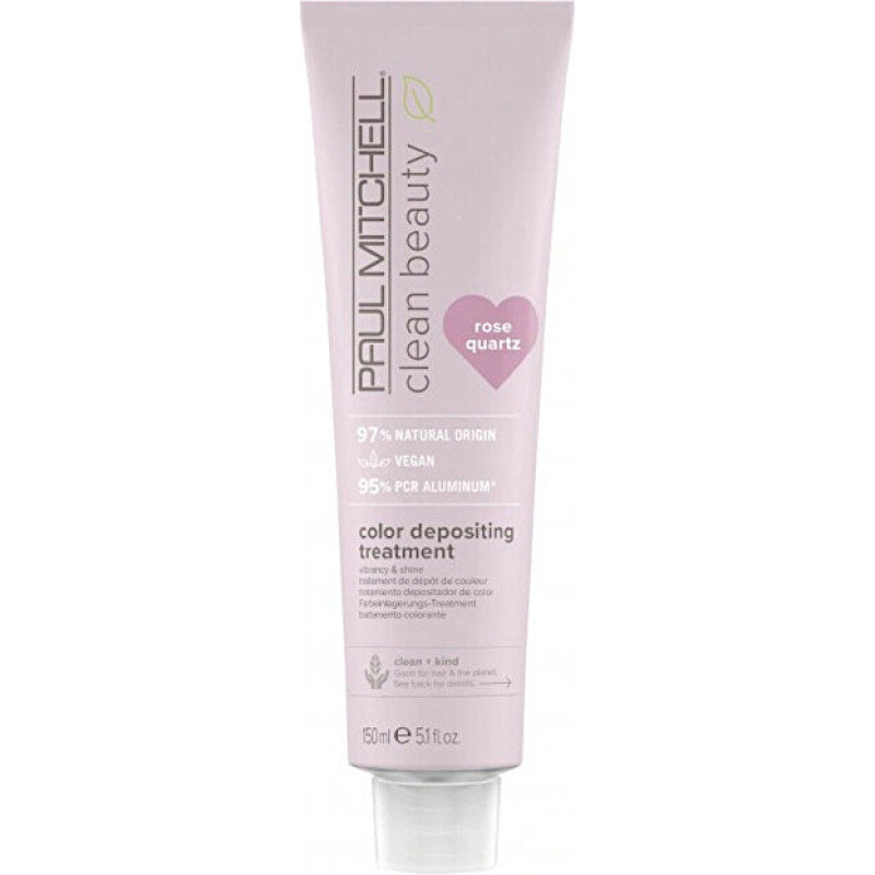 Tonējoša matu maska Clean Beauty Rose Quartz (krāsu nogulsnējoša procedūra) 150 ml