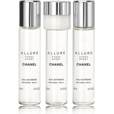 Chanel Allure Homme Sport Eau Extreme EDT dāvanu komplekts vīriešiem 3 x 20 ml