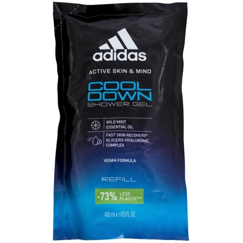 Dušas želeja vīriešiem uzpilde Adidas Cool Down, 400 ml