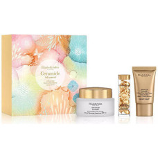 Komplekts ādas kopšanai Elizabeth Arden Ceramide Lift & Firm sievietēm: dienas krēms SPF15, 50 ml + atjaunojošs serums, 14 kaps. + nakts krēms, 15 ml