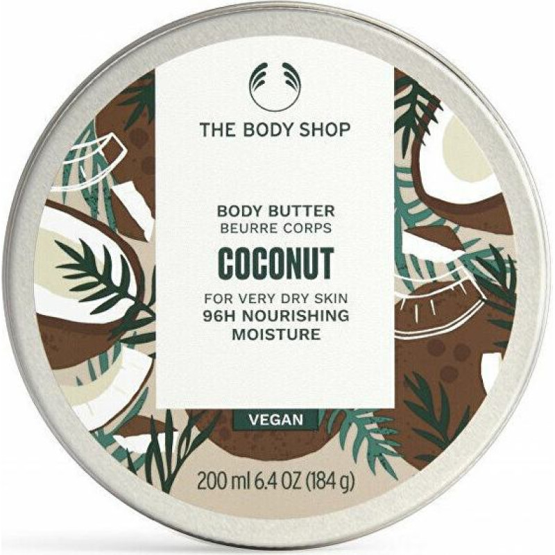 Ķermeņa sviests - THE BODY SHOP - Koks - 200 ml - Veģetārais - Krēms