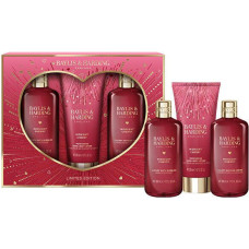 Dāvanu komplekts Baylis & Harding Midnight Cherry, 3 daļas, mitrinoša ķermeņa kopšana