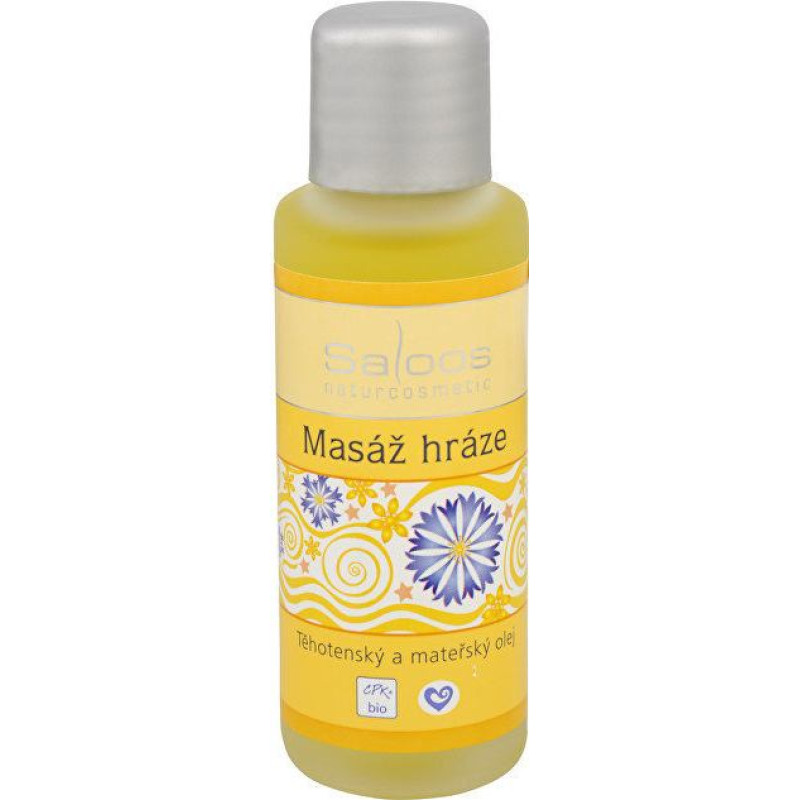 Saloos Bio starpenes masāžas eļļa – grūtniecības un maternitātes aprūpei 50 ml