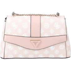 GUESS Bežs balts pleca somas sievietēm - Dorys Convertible Xbody Flap Bag Sand Logo 293257