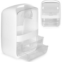 Organizators - kumode ar atvilktnēm, balta