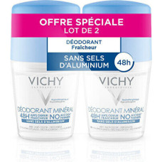 Rullīša dezodorants Vichy 48H Mineral Deodorant Roll-On, 2 x 50 ml