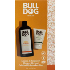 Dāvanu komplekts Bulldog Lemon & Bergamot Duo Atsvaidzinoša citrusu ķermeņa kopšana vīriešiem 600 ml