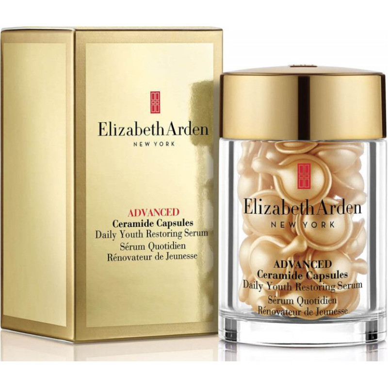 ELIZABETH ARDEN ADVANCED CERAMIDE KAPSULAS IKDIENAS JAUNĪBAS ATJAUNOŠANAS SERUMS REJUVENECEDOR 30 KAPSULAS
