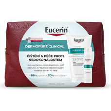 Ādas kopšanas komplekts Eucerin DermoPure Clinical dziļai attīrīšanai, paredzēts pieaugušo ādai ar noslieci uz akni