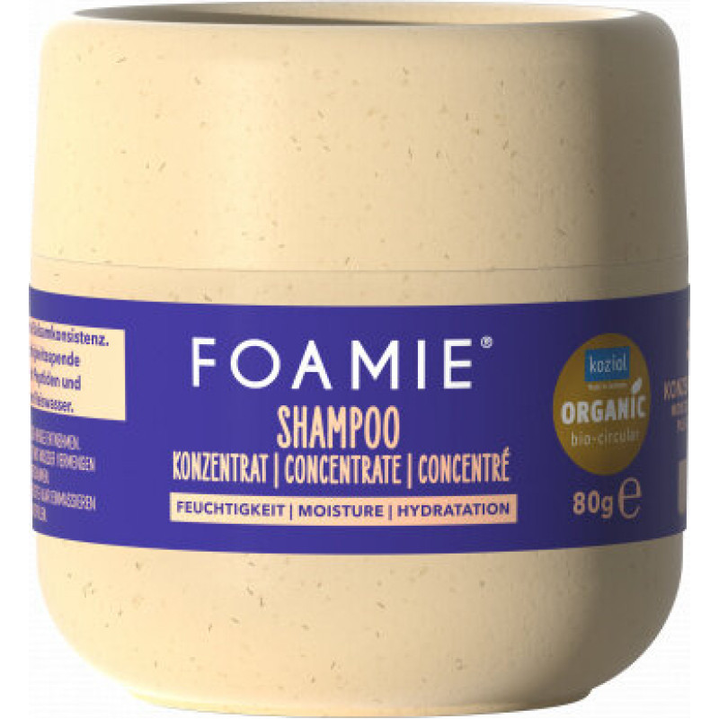 FOAMIE mitrinošais koncentrētais šampūns 80g