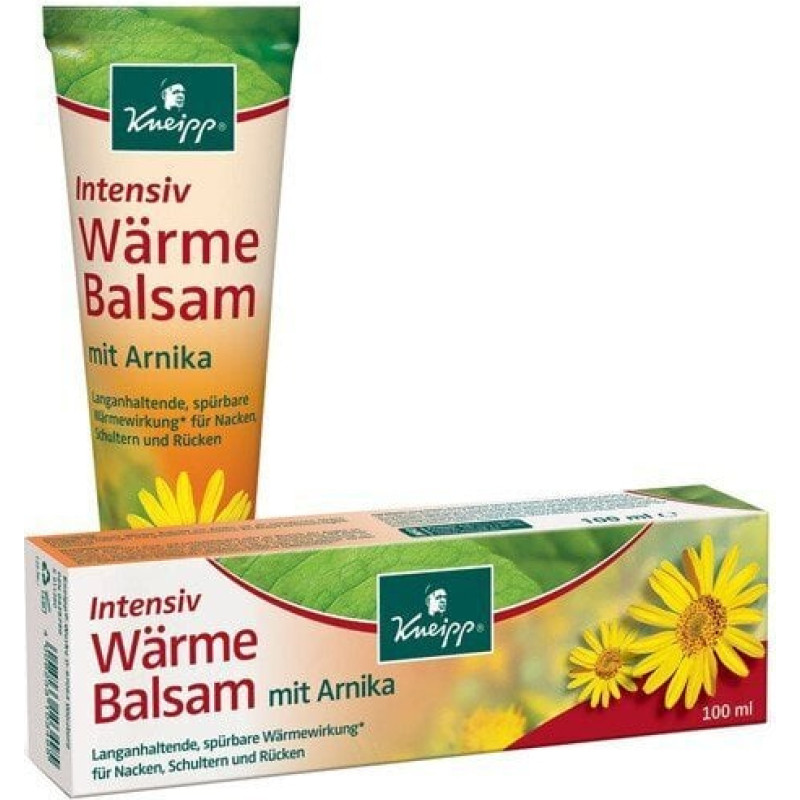 Organiskā un dabīgā ķermeņa kosmētika Kneipp Warming Balm with Arnica 100 g