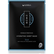 Sejas maska Korika Korean Heritage Silk & 8 veidu hialuronskābe mitrinoša, barojoša, 25 g