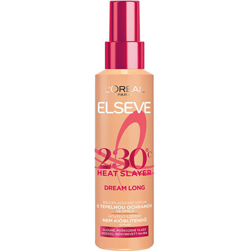 Neizskalojams sprejs ar aizsardzību pret karstumu Elseve Dream Long (The Heat Spray) 150 ml