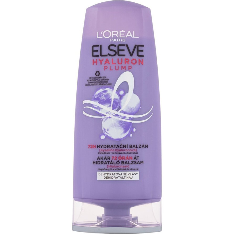 Mitrinošs matu balzams L'oreal Elseve Hyaluron Plump 72H, 200 ml