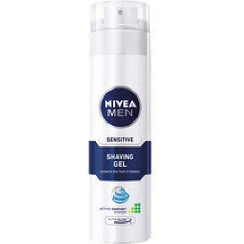 Skūšanas želeja vīriešiem Nivea Men Sensitive, 200 ml