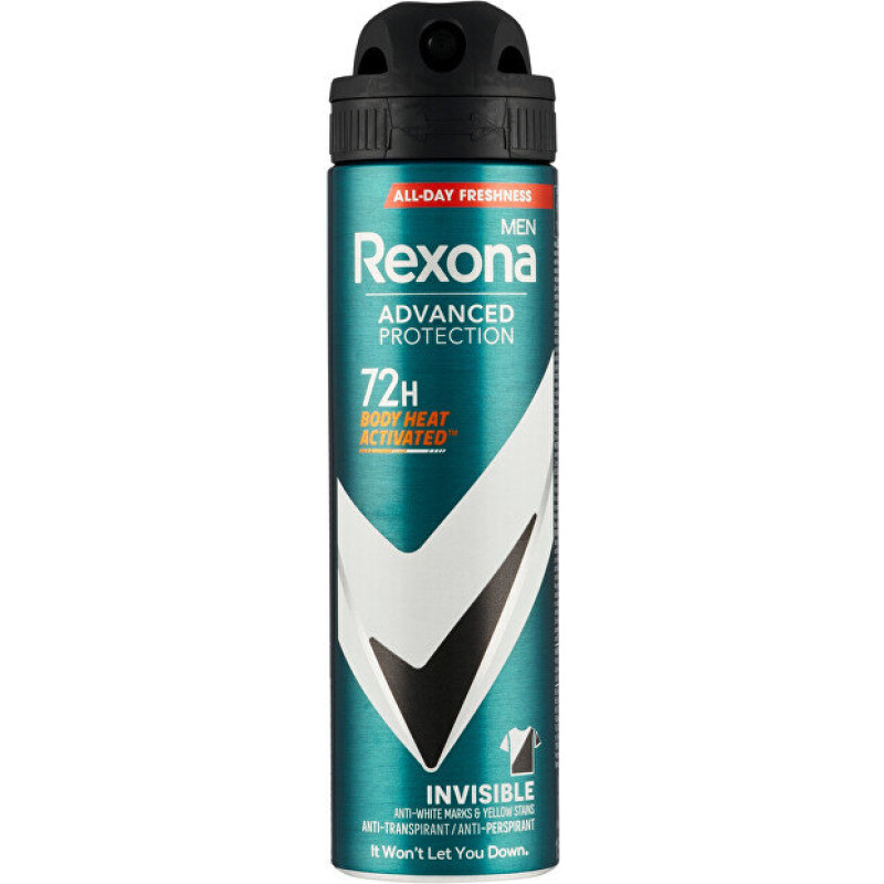 Rexona Men Advanced Protection Invisible antiperspiranta aerosols 150 ml