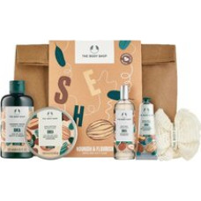 Ķermeņa kopšanas dāvanu komplekts The Body Shop Shea G4 vidēji barojošs un lutinošs sausai ādai