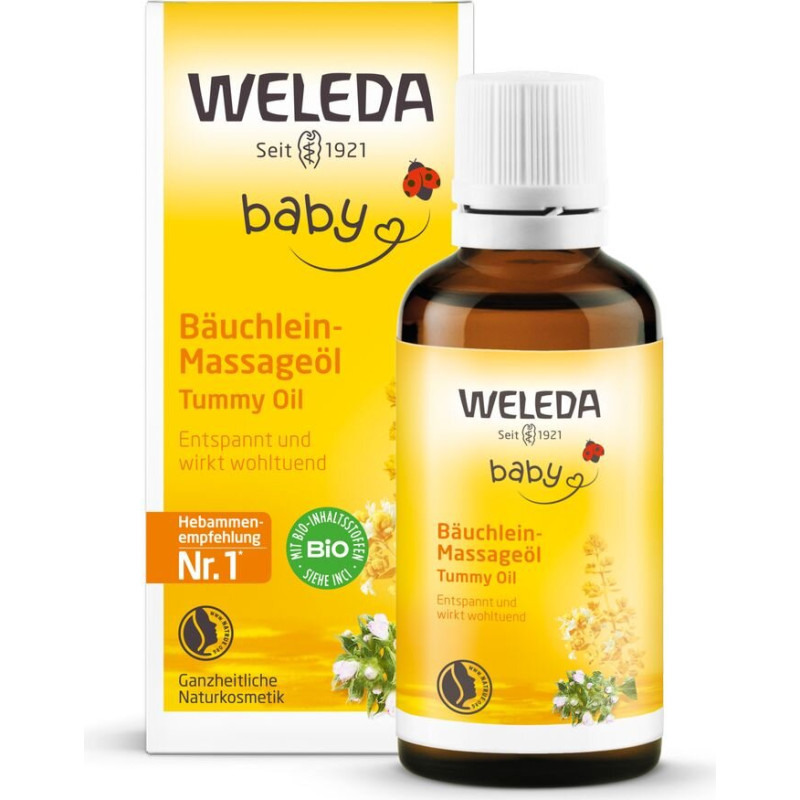 Weleda eļļa zīdaiņu vēderiņu masāžai Weleda Baby 50 ml