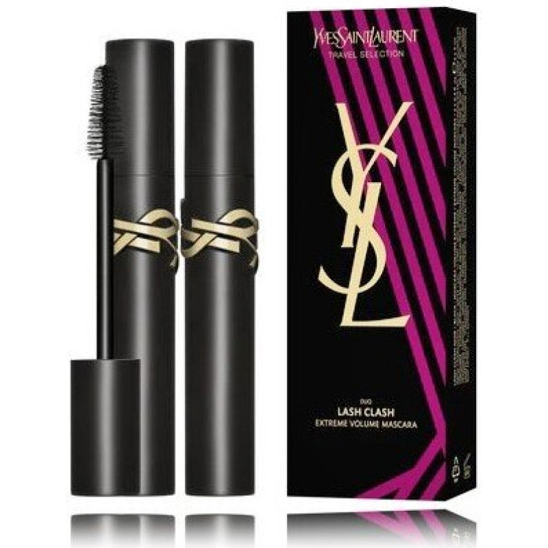 Ūdensizturīga melna skropstu tuša Yves Saint Laurent Lash Clash Duo, apjomam, 18 ml