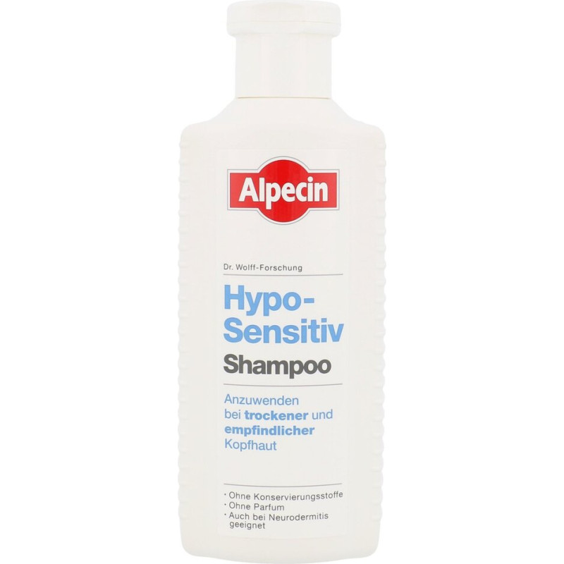Šampūns Alpecin Shampoo for dry and very sensitive skin (Hyposensitiv Shampoo) 250 ml