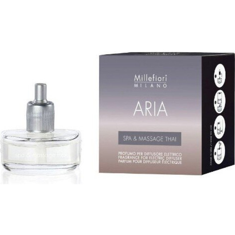 Millefiori Milano Rezerves uzpilde elektriskajam difuzoram Aria - Spa - Masāža Thai 20 ml