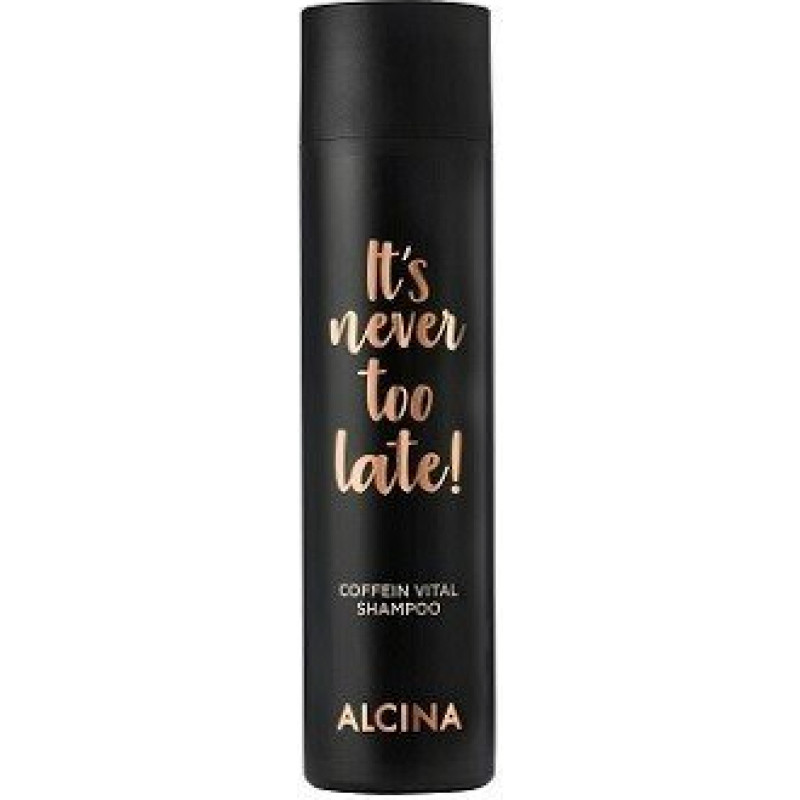 Šķidrs šampūns Alcina It’s Never Too Late Cape Cafe ar kofeīna kompleksu smalkiem matiem augšanai