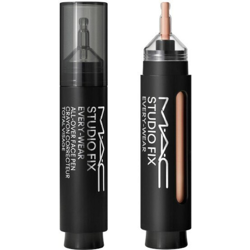 Maskējošā pildspalva MAC Studio Fix Every-Wear All-Over Face Pen 12 ml, vidējas–lielas segšanas, ūdensnoturīga