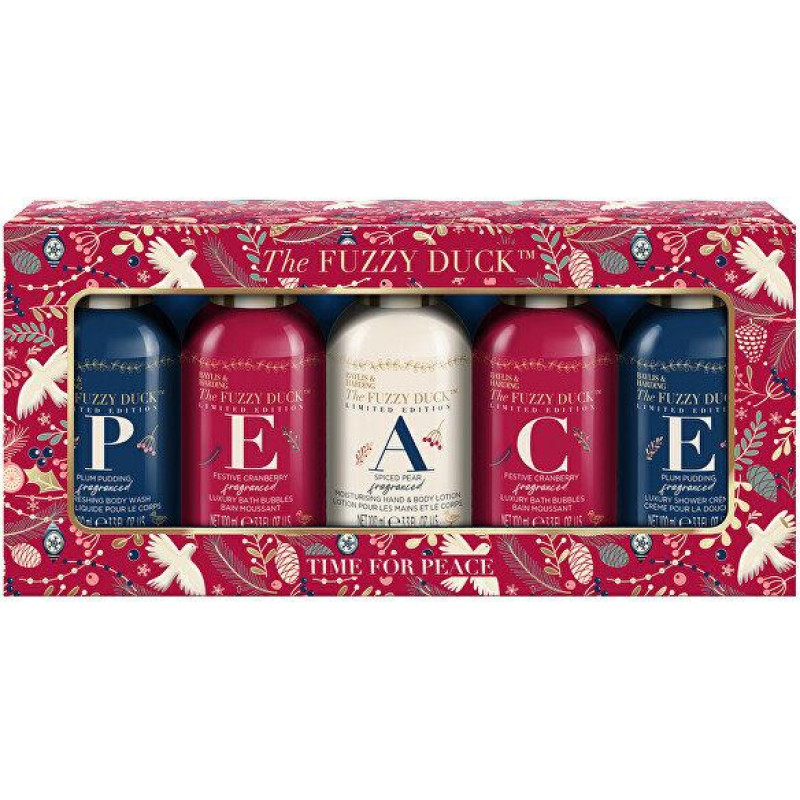 Dāvanu komplekts Baylis & Harding Peace Winter Kingdom, 5 daļu greznas vannas putas