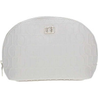 GUESS Tualetes soma krēmkrāsā sievietēm - Television Dome Zip Bag Stone 300385