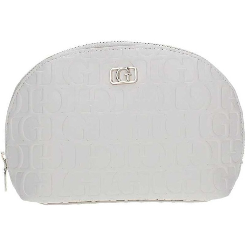 GUESS Tualetes soma krēmkrāsā sievietēm - Television Dome Zip Bag Stone 300385