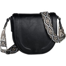 Plecu soma - TOM TAILOR - Nani Saddle Bag - Melna - 100% poliuretāns - 22x16x6 cm
