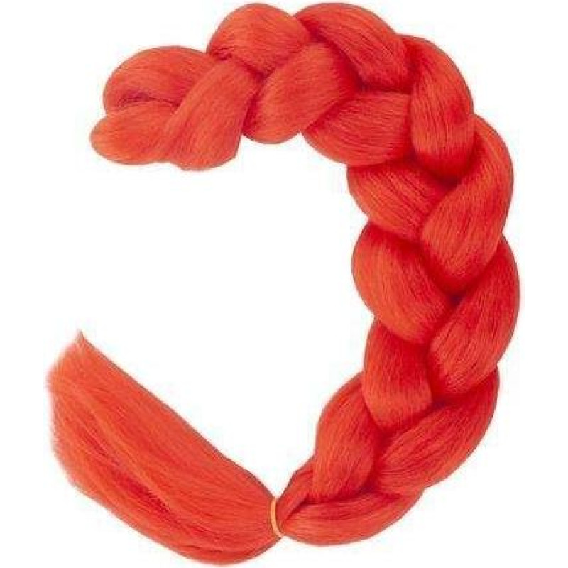 Sintētiskās matu bize, tumši rozā