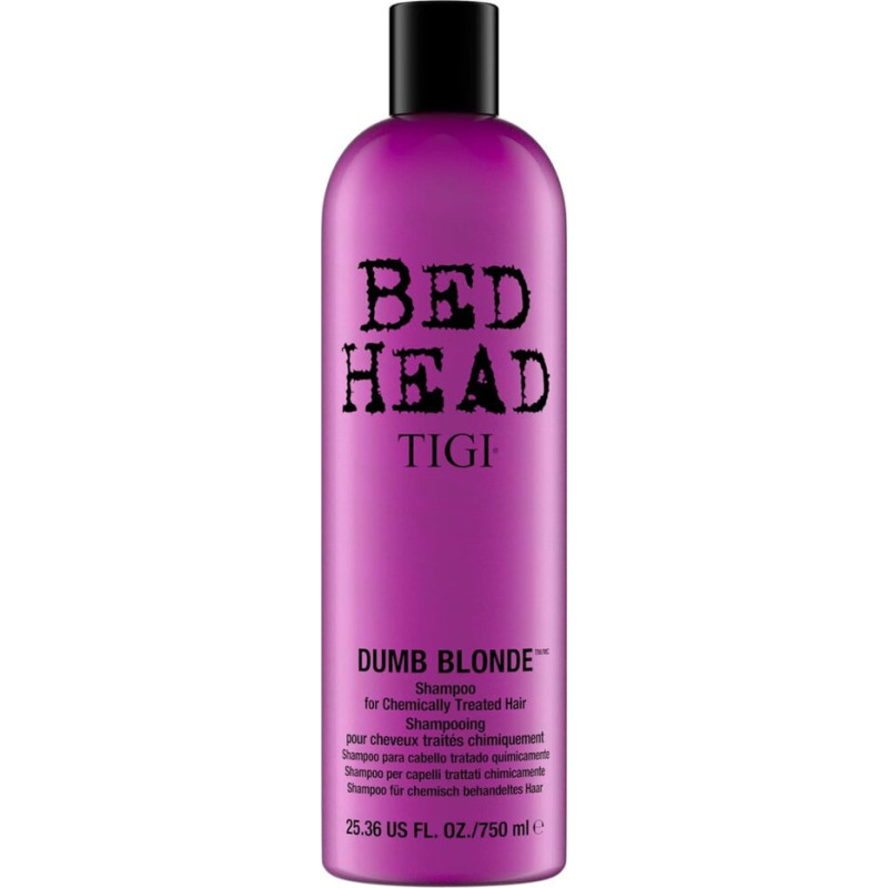 Šampūns gaišiem un bojātiem matiem Tigi Bed Head Dumb Blonde, 750 ml