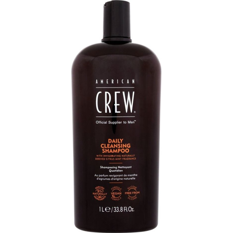 AMERICAN CREW DAILY CLEANSING Dzienny oczyszczający szampon do włosów, 1000ml