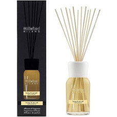 Mājas parfimērija ar nūjiņām Millefiori Milano Honey&Sea Salt, 500 ml