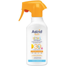 Astrid Sun SPF30, 200 ml purškiamas saules aizsarglosjons ķermenim un sejai bērniem