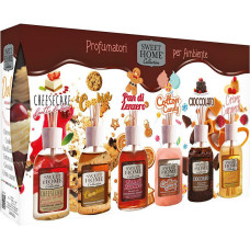 Niedru difuzora dāvanu komplekts „Sweet Home“ saldās smaržas 6×30 ml saldas gardēžu smaržas
