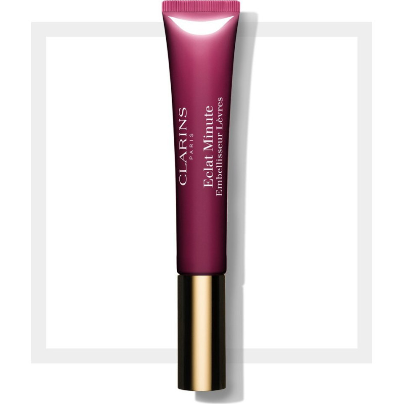 Lūpu spīdums Clarins Instant Light 12 ml, Plum Shimmer